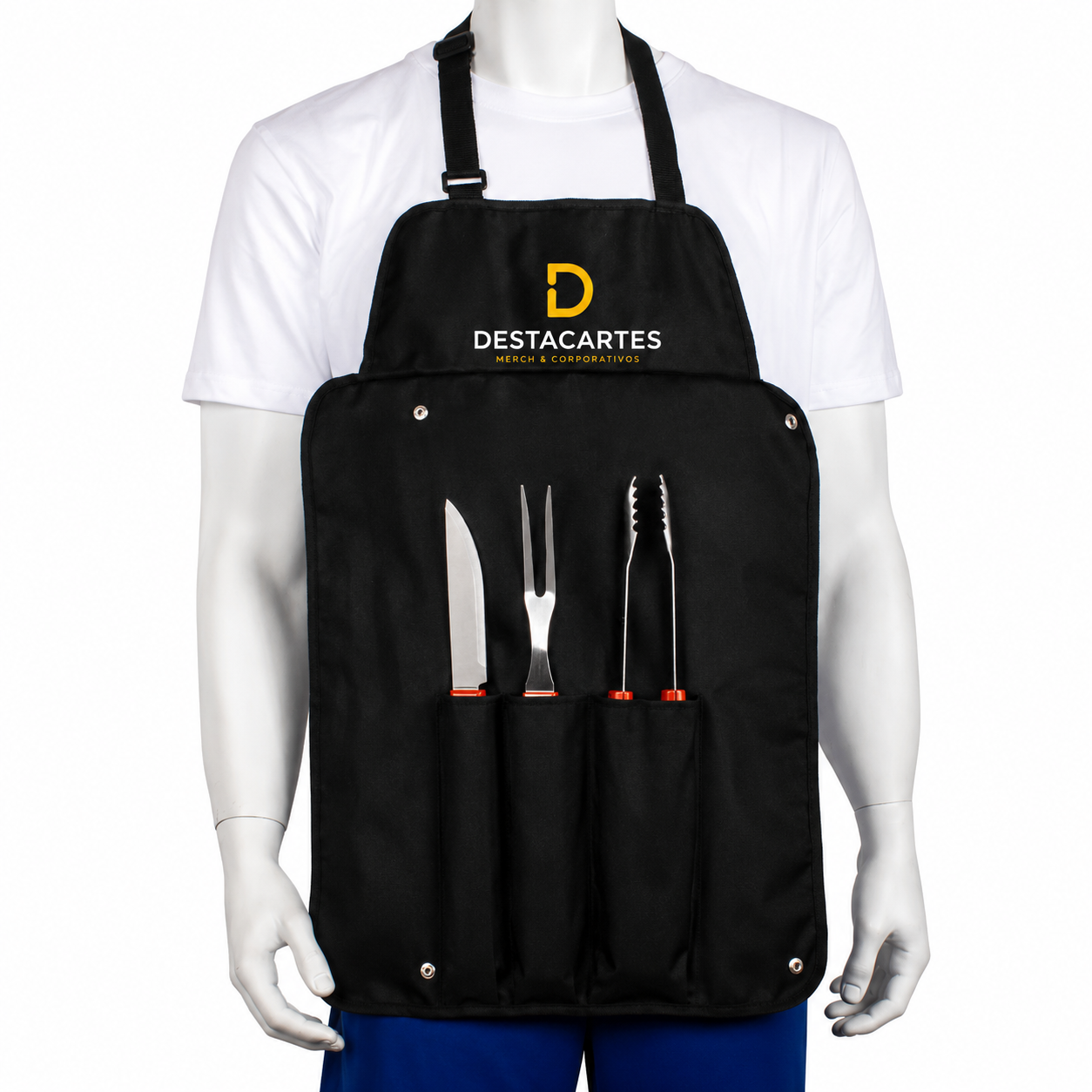 Delantal de BBQ con 3 Herramientas