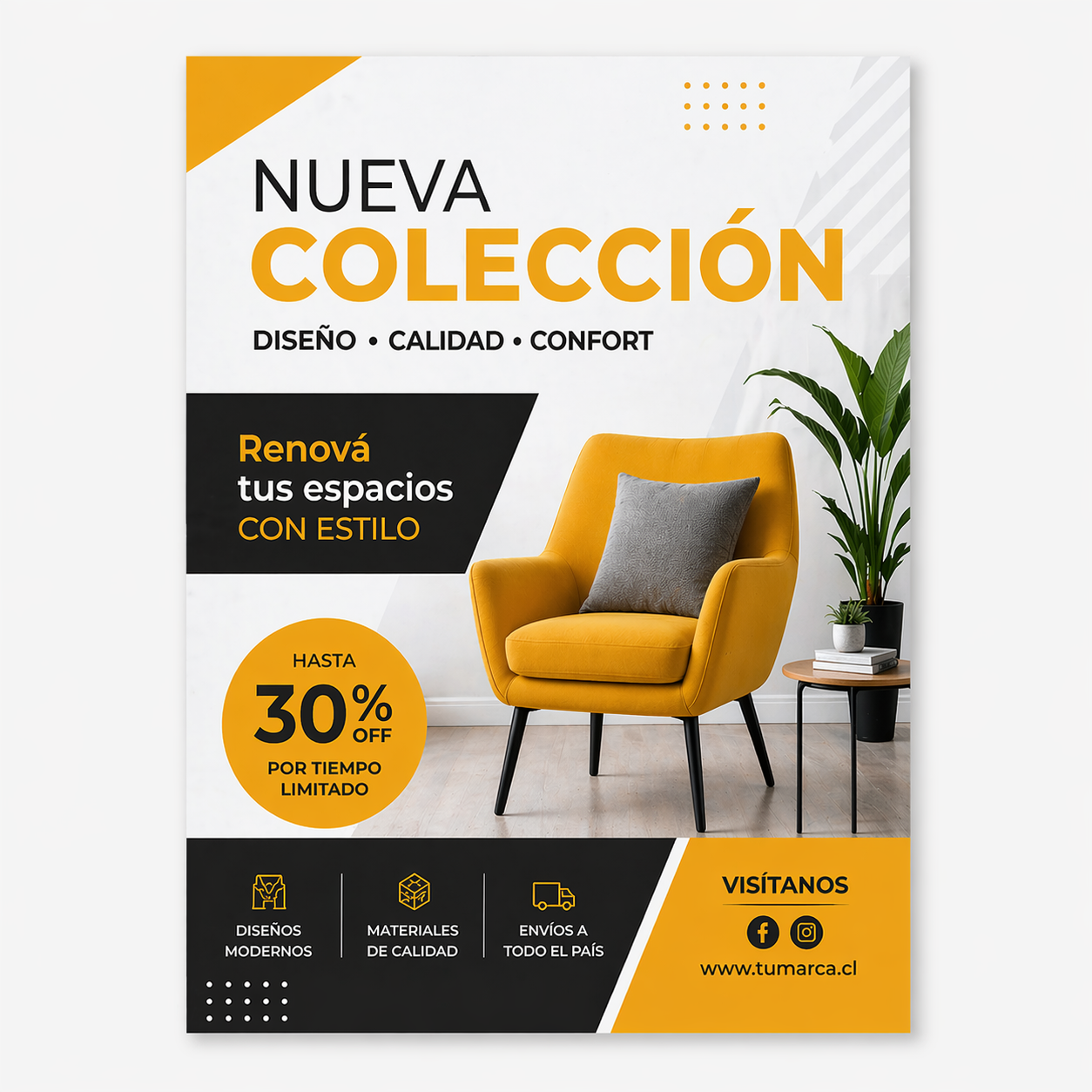 Afiche doble oficio (33X48 cm.)