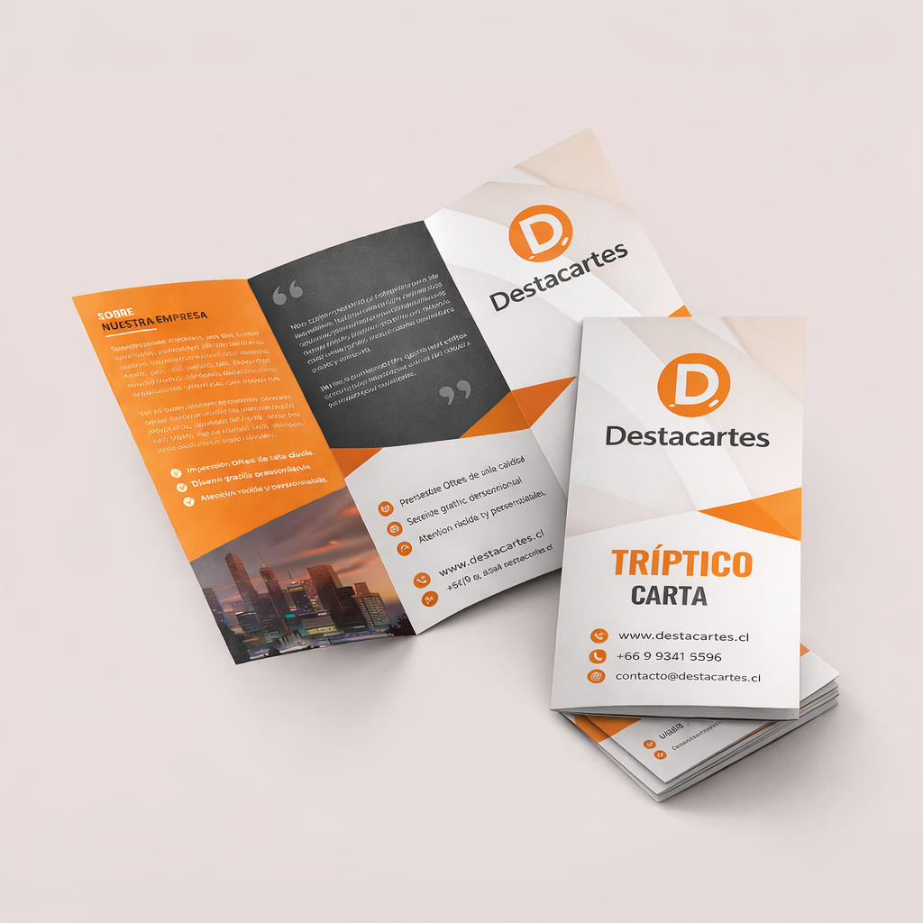 Tríptico tamaño oficio