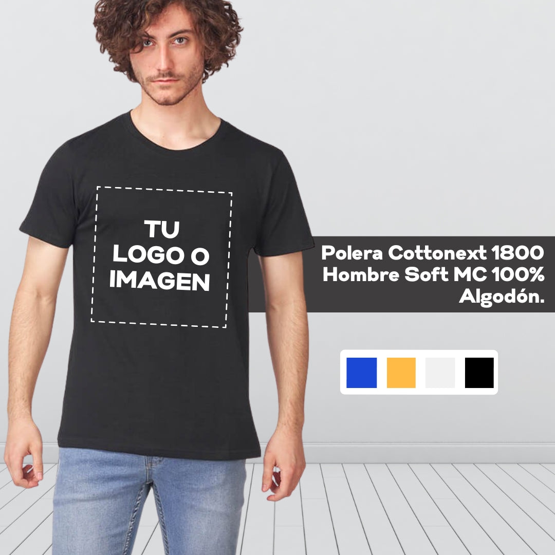 Polera Hombre cuello redondo