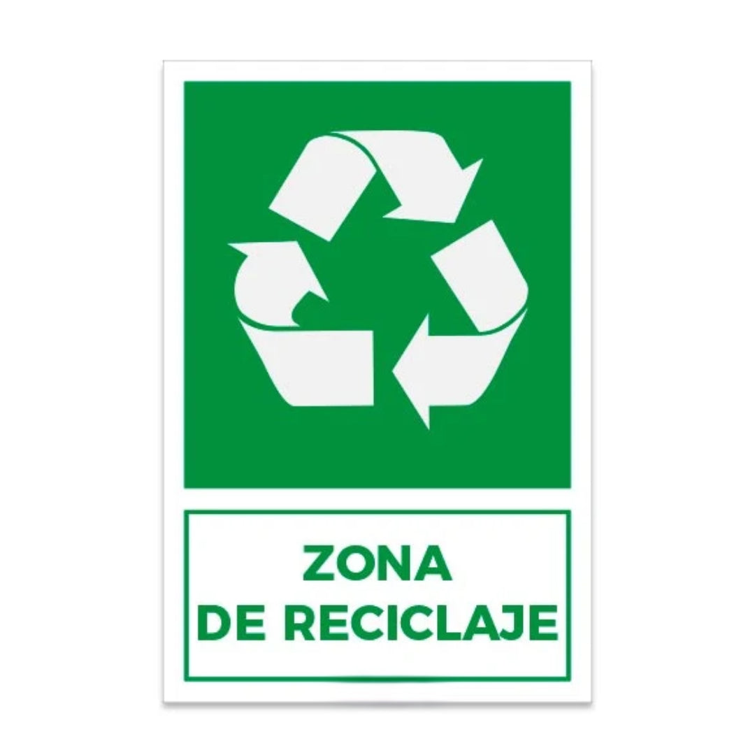 Señalética Zona de Reciclaje