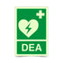 Señalética DEA Desfibrilador Fotoluminiscente