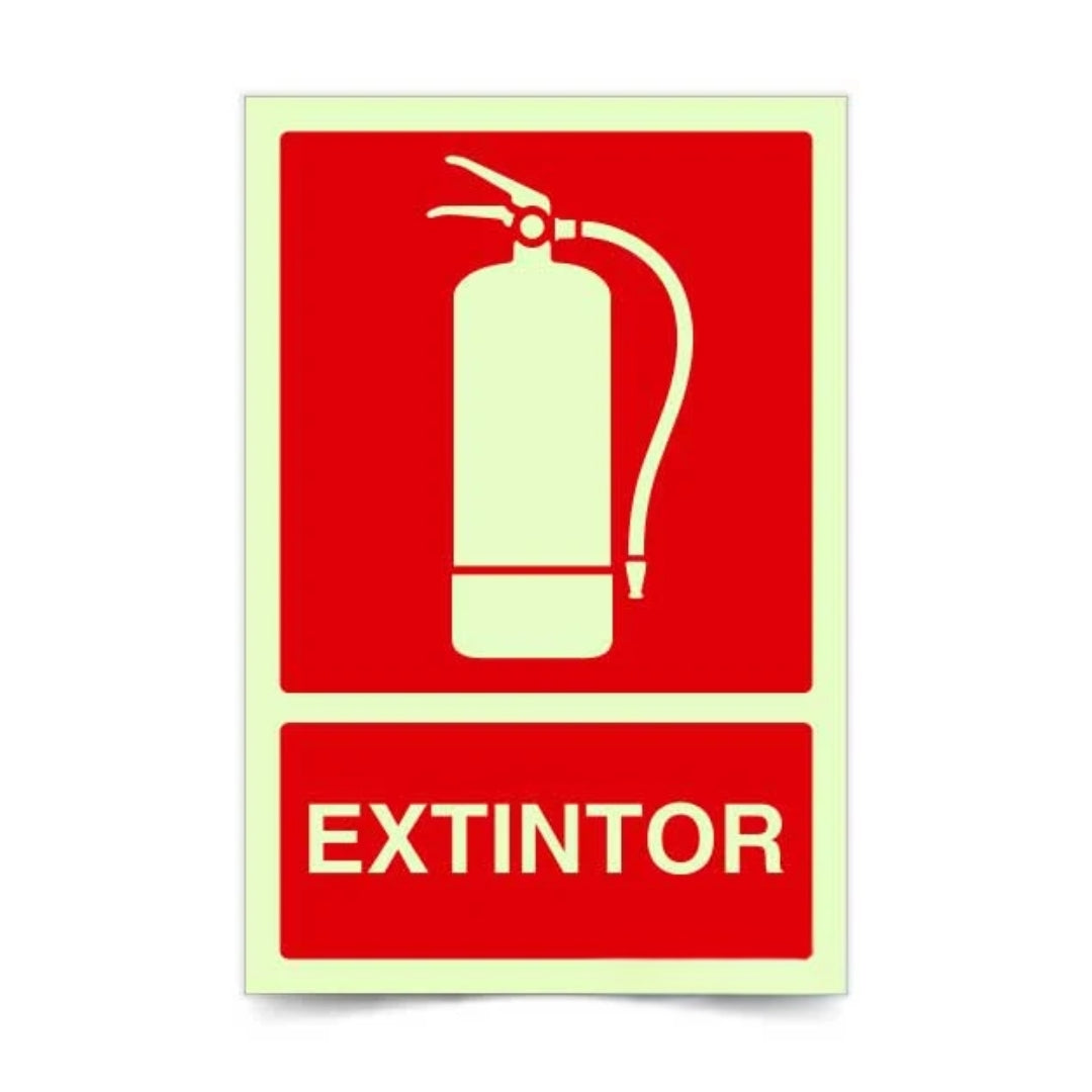 Señalética Extintor Fotoluminiscente