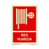 Señalética Red Húmeda Fotoluminiscente