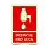 Señalética Despiche Red Seca Fotoluminiscente