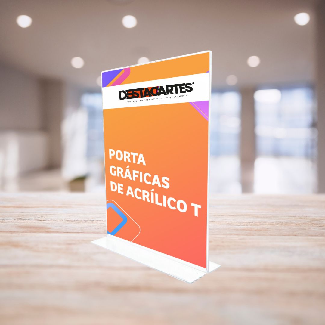 Porta gráfica acrílico T