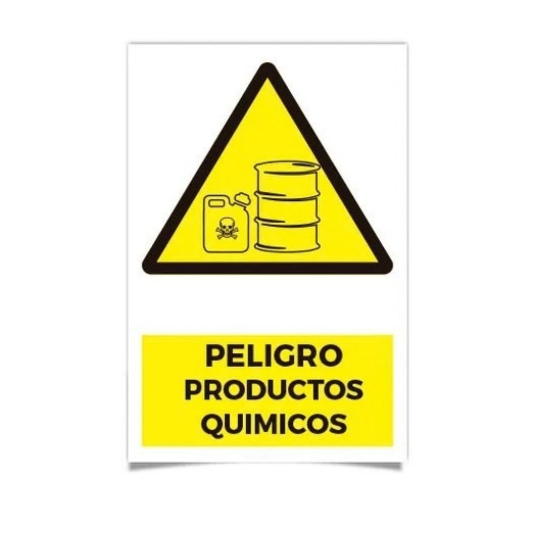 Señalética Presencia de Productos Químicos