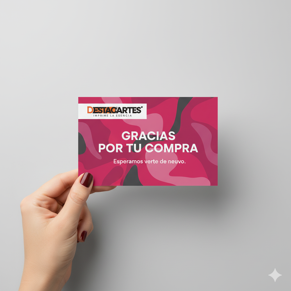 Tarjeta de agradecimiento