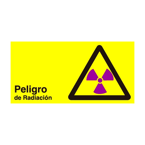 Señalética Riesgo de Rayos X