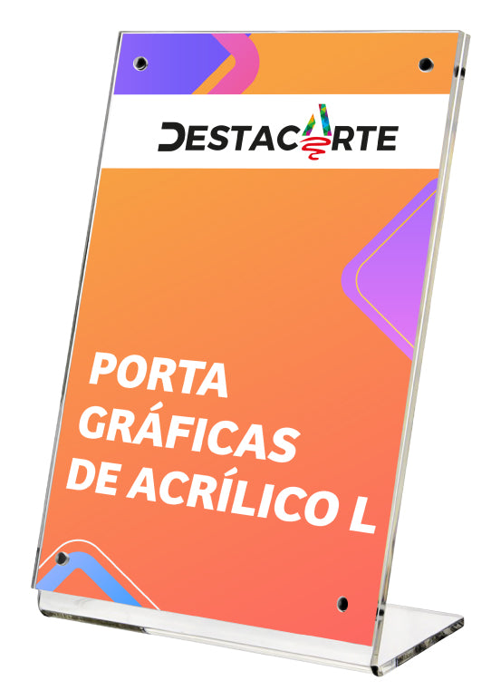 Porta gráfica acrílico L – Destacarte
