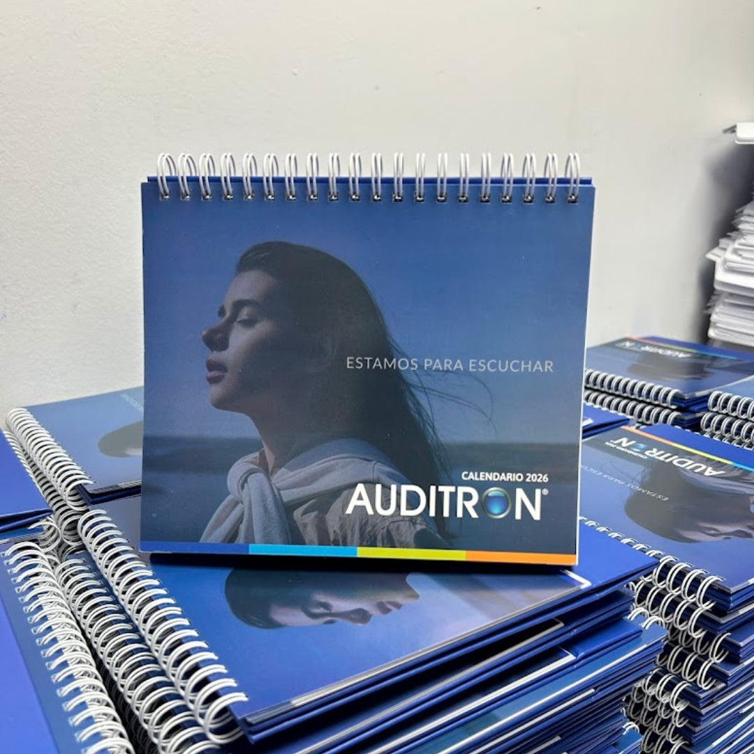 Calendario escritorio con láminas