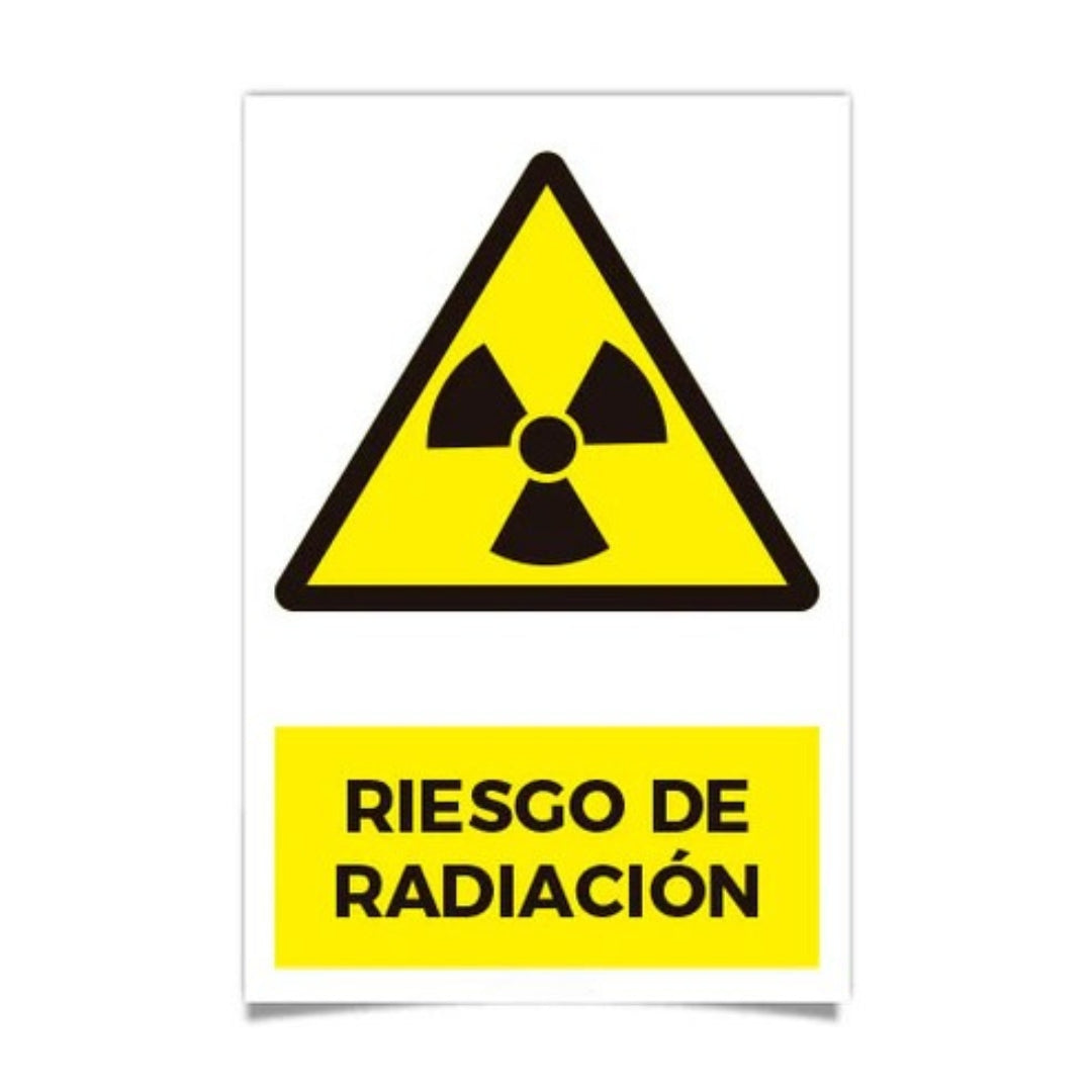 Señalética riesgo radiación