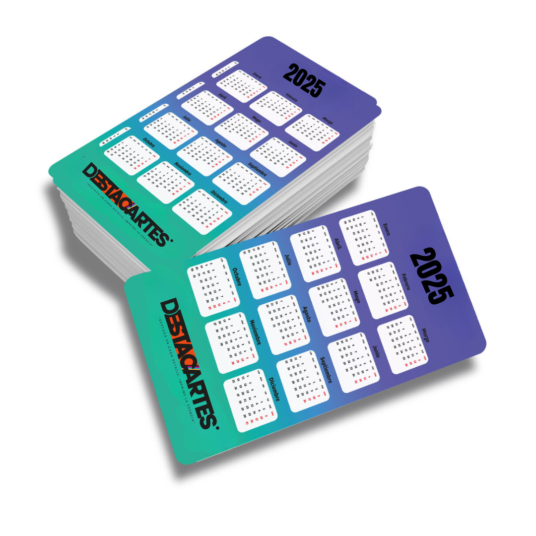 Calendario de bolsillo