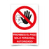 Señalética Prohibido el paso solo personal Autorizado.