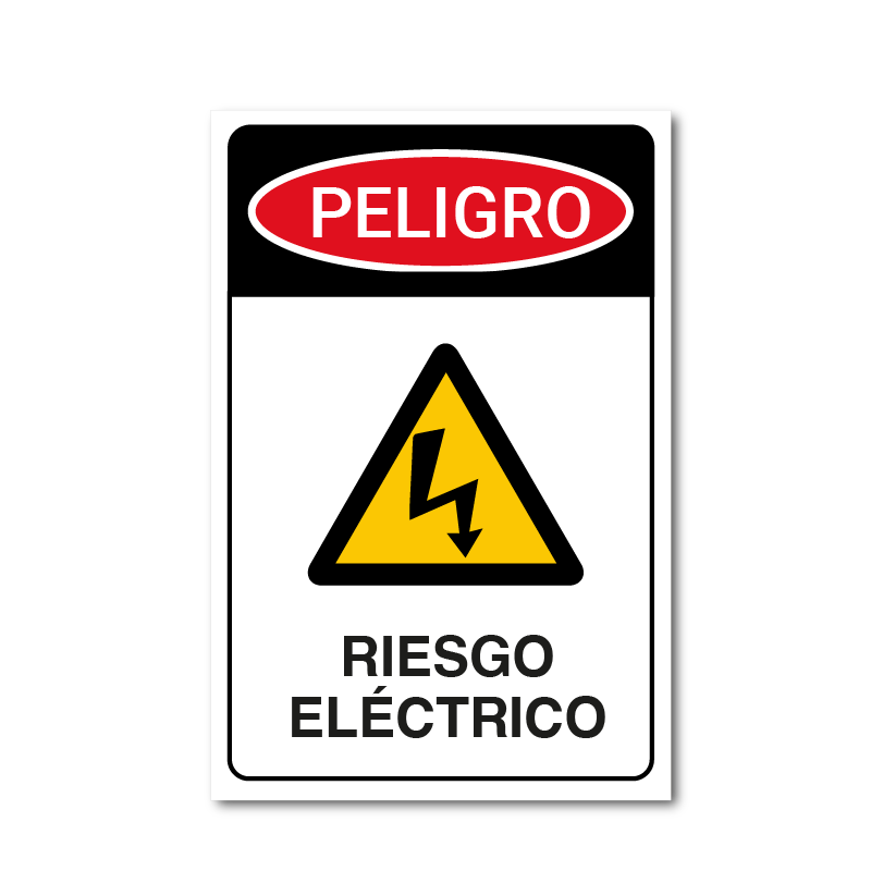 Señalética riesgo eléctrico